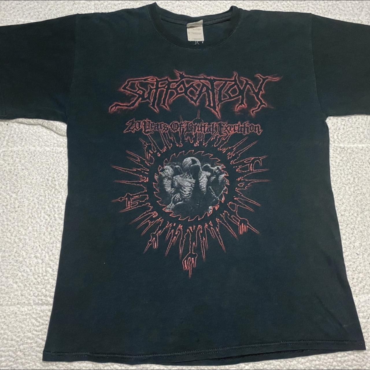 Suffocation “20 Years of Brutal Execution” shirt,... - Depop