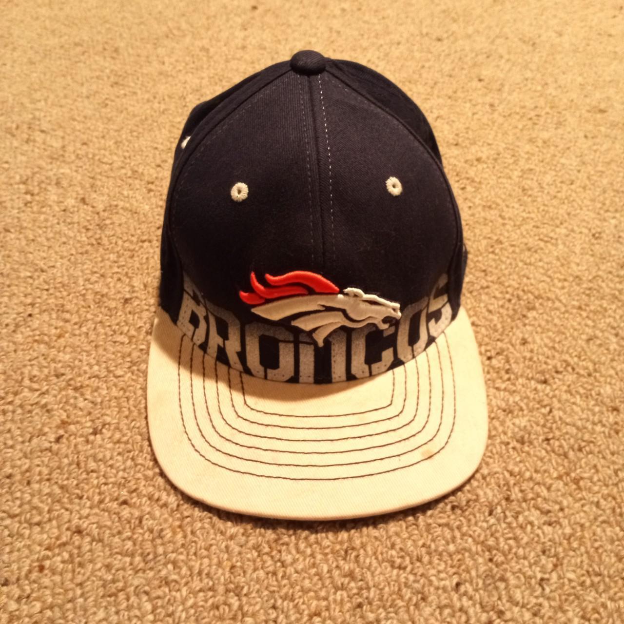 Denver Broncos NFL on Field Fitted Hat Size 7 3/4 - Depop