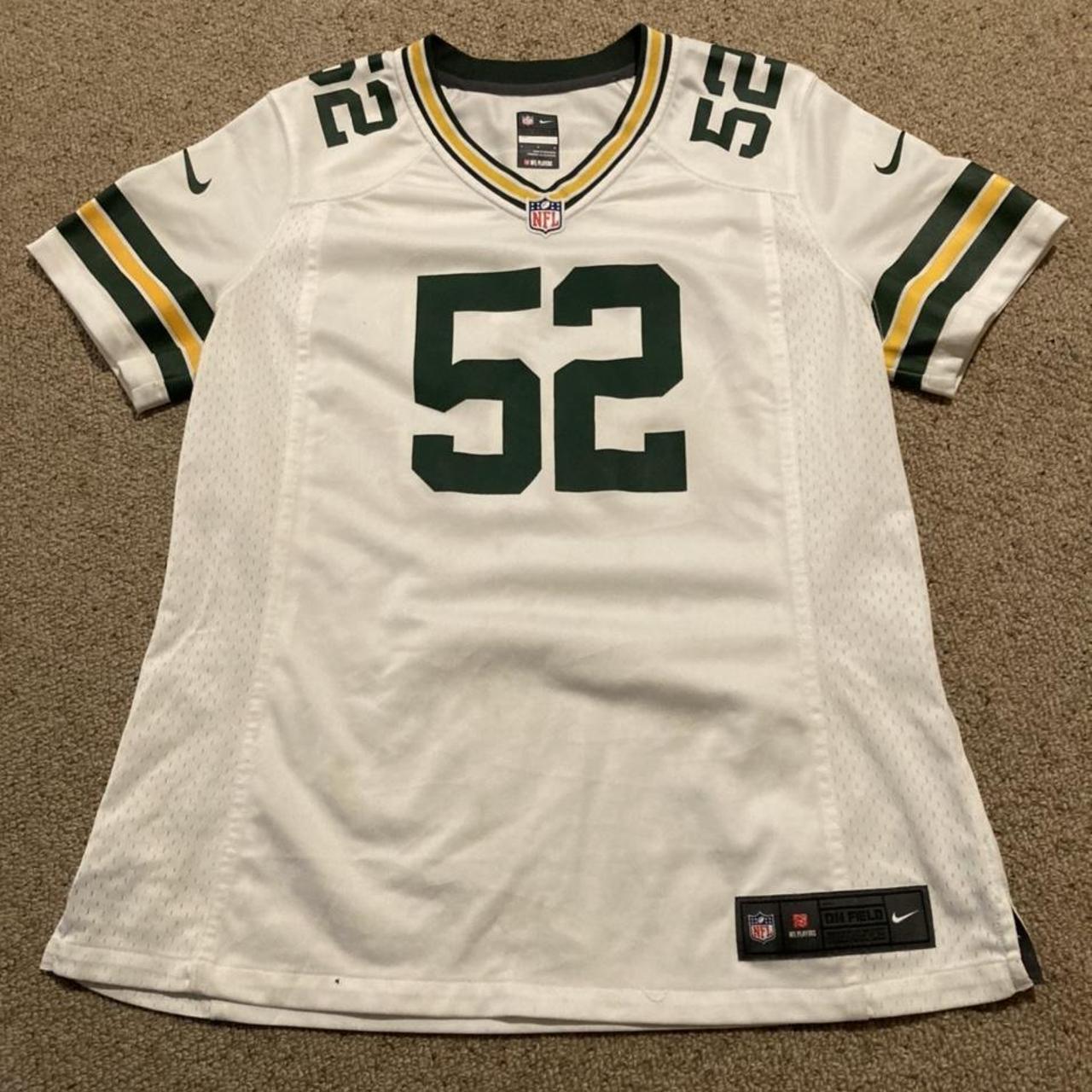 Nike, Shirts & Tops, Clay Matthews Green Bay Packers Onfield Jersey 52