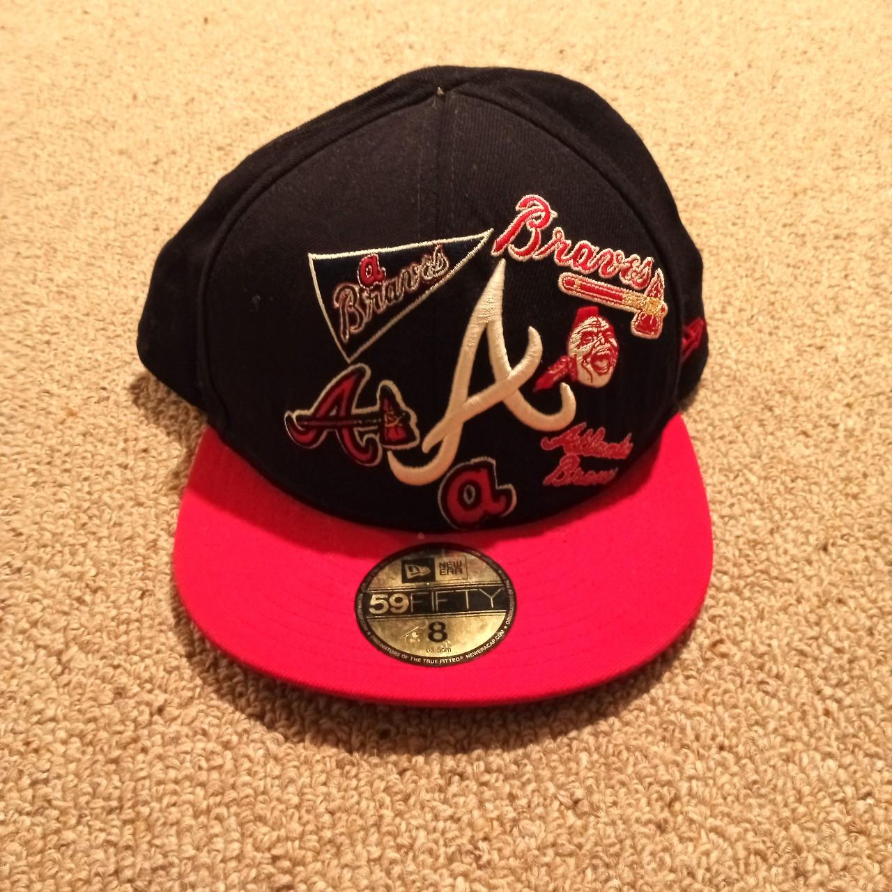 Vintage Atlanta Braves Hat. Cool Hat, in great - Depop