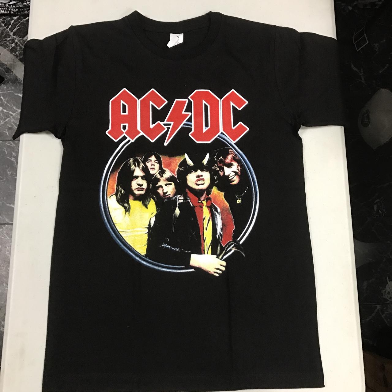 Brand new AC/DC Devil Horns tee shirt. Available in... - Depop