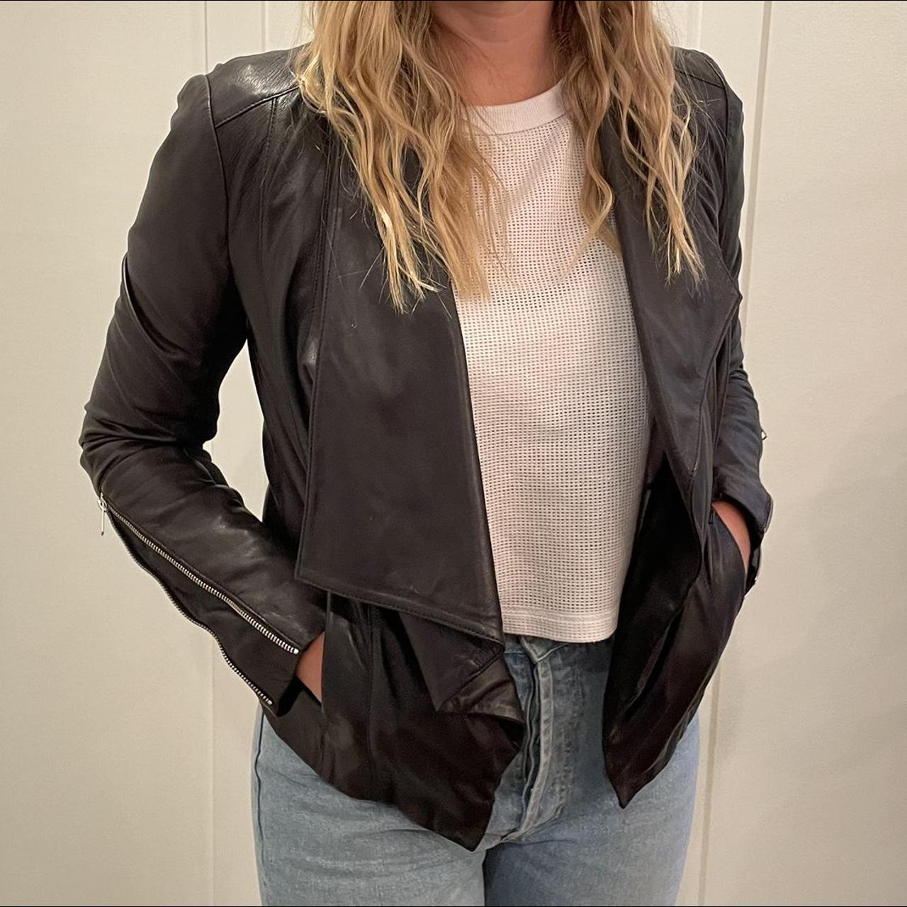 Trouve Lambskin order Leather Jacket size small