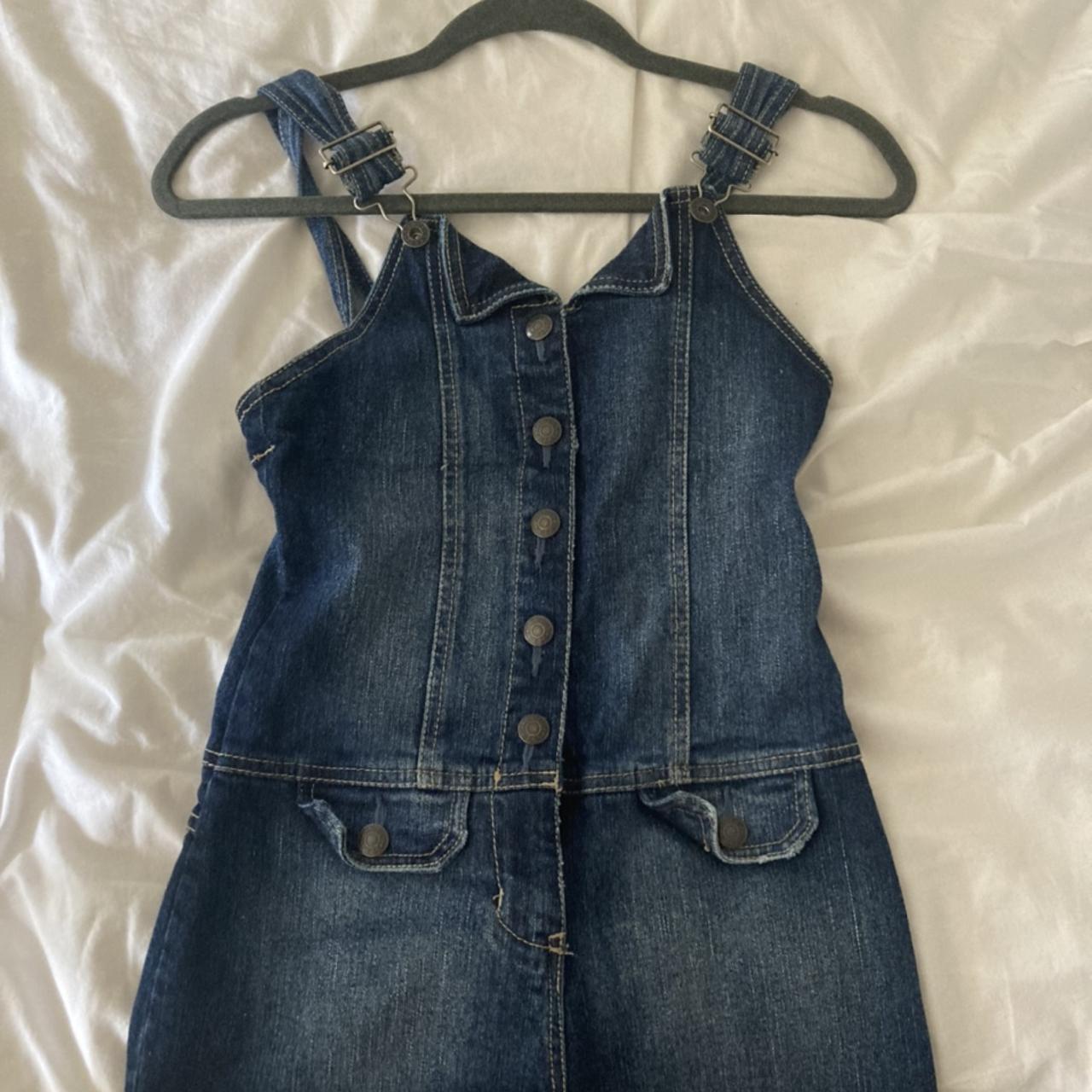 Guess denim playsuit Bought from rokit and has not... Depop