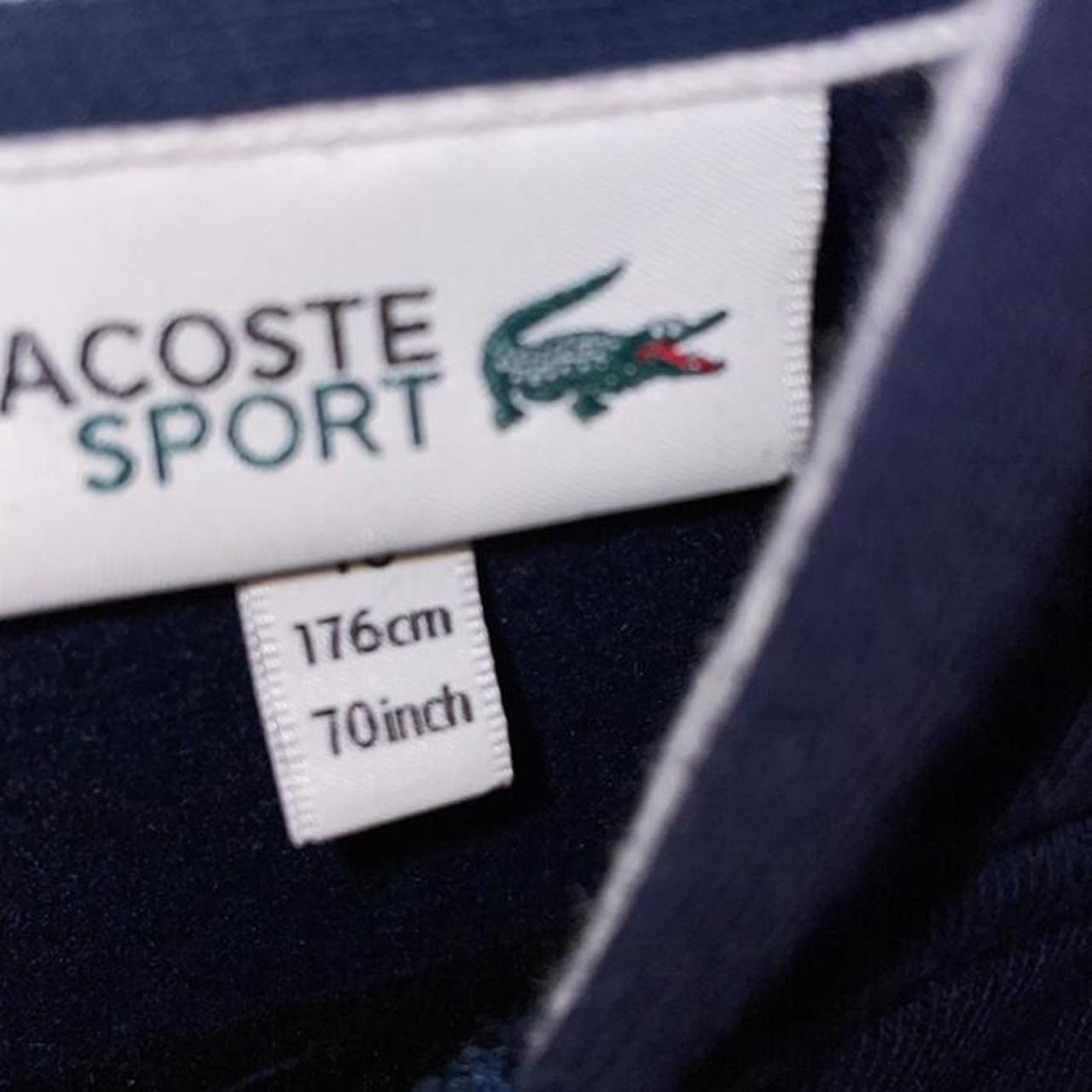 lacoste size 16