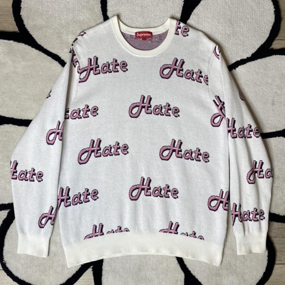 人気 13aw Supreme Hate Sweater S シュプリーム セーター | www