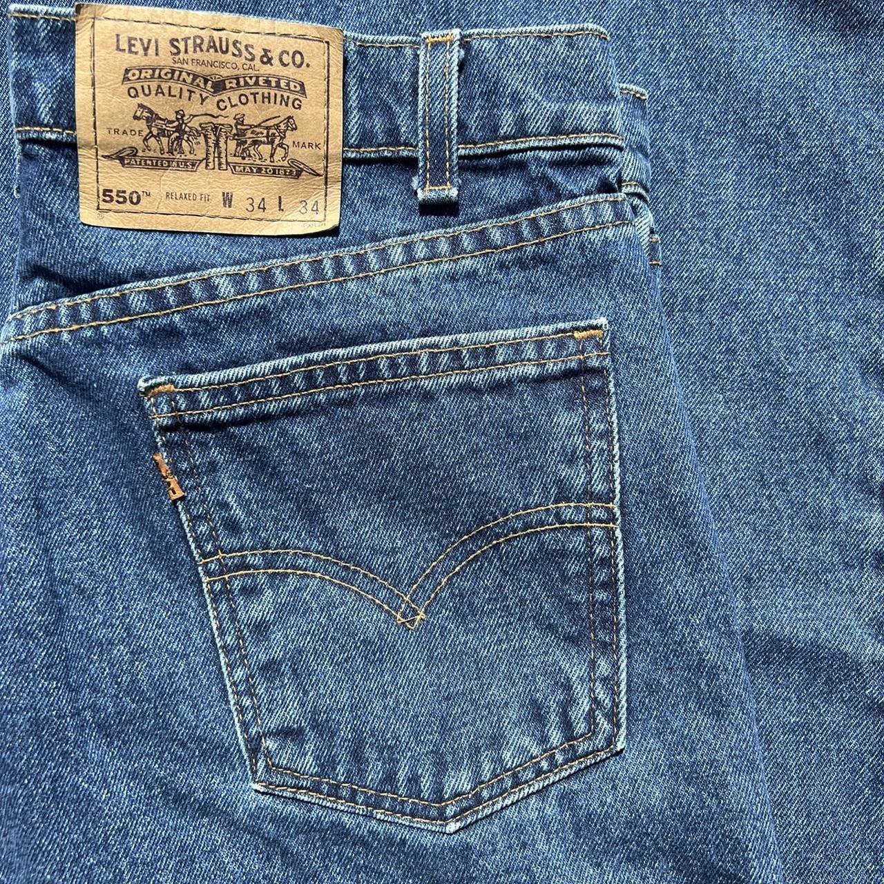 Tab Levi's Original 1990s Vintage Made In USA Orange Tab