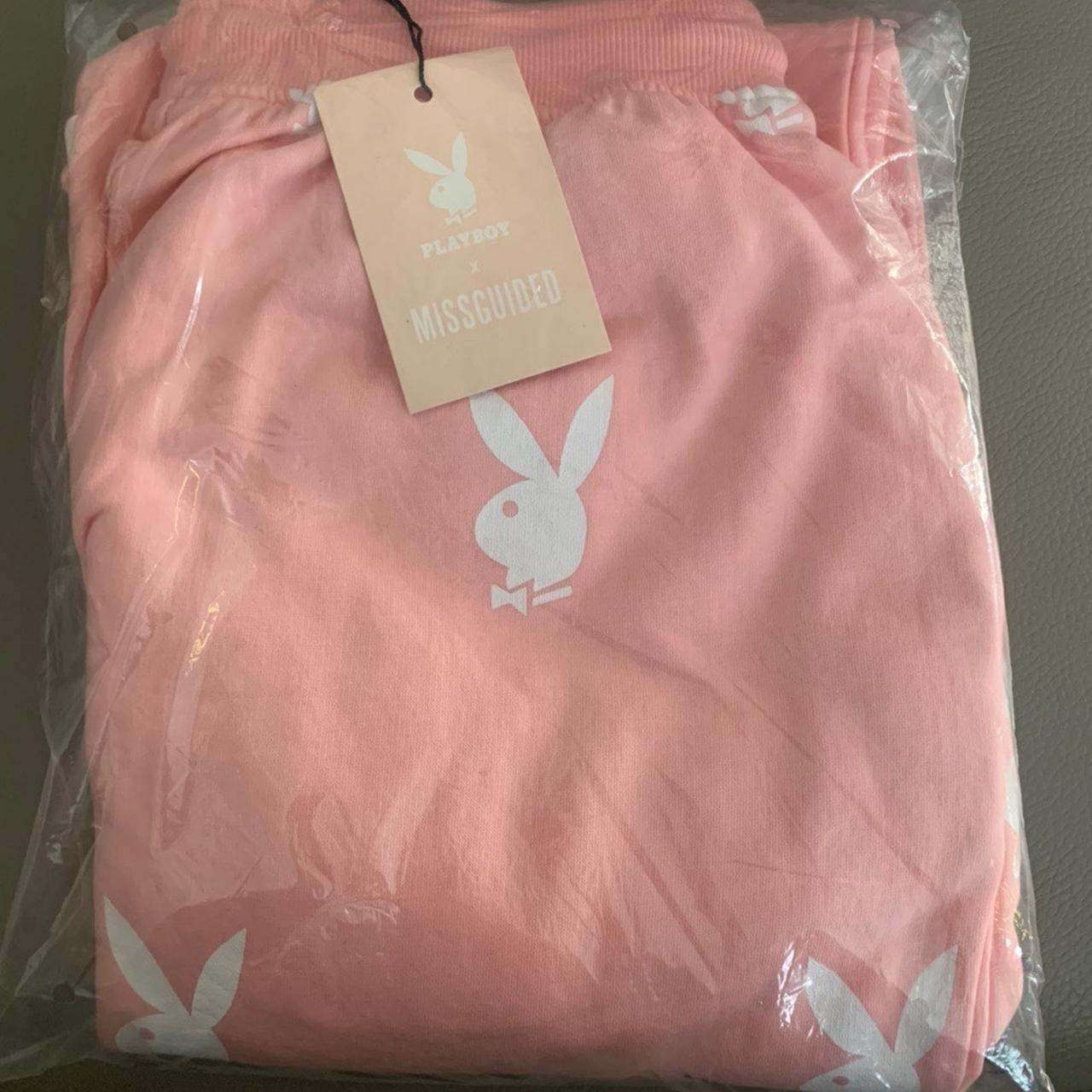 Baby pink playboy discount hoodie