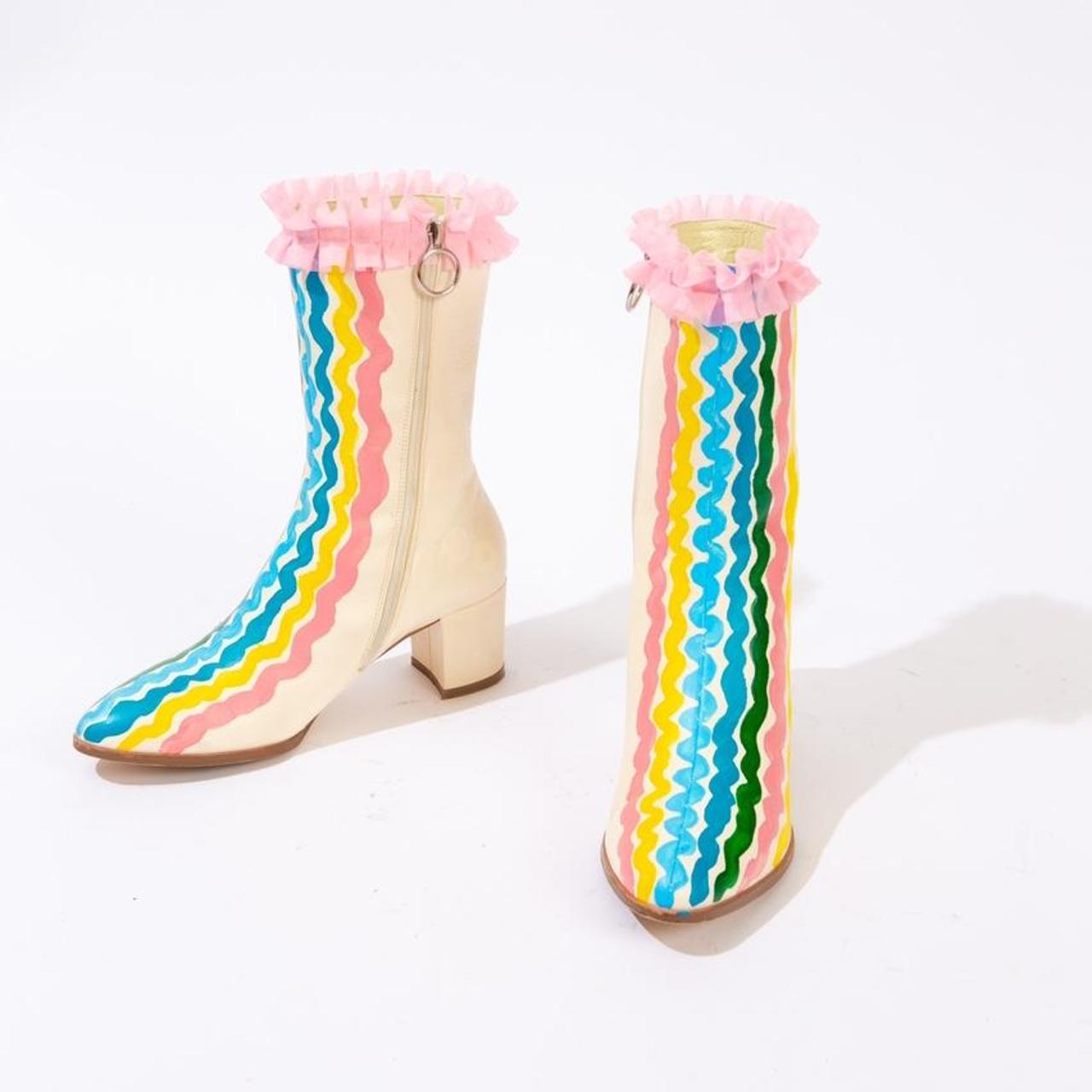 Rainbow gogo store boots