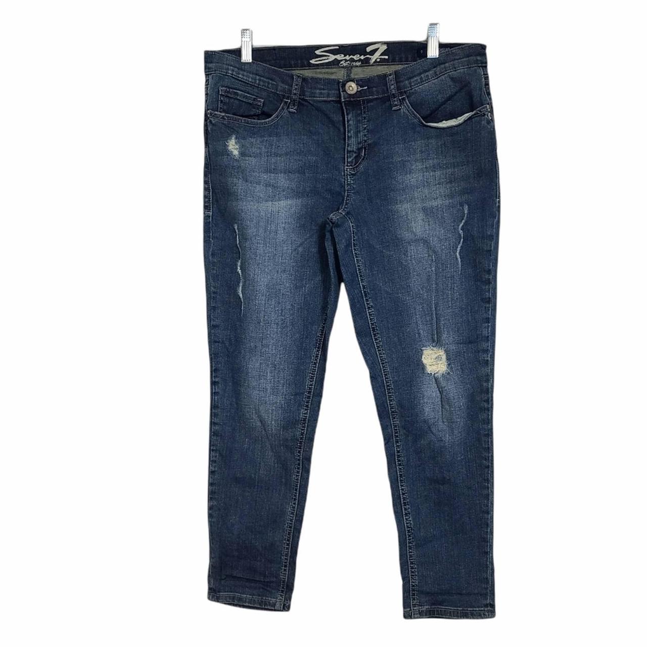 seven7 skinny fit jeans