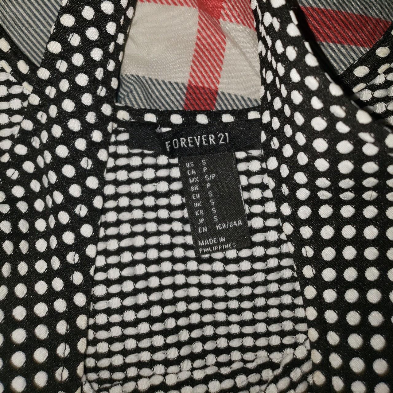 Forever 21 Women's Black and White Dress (4)