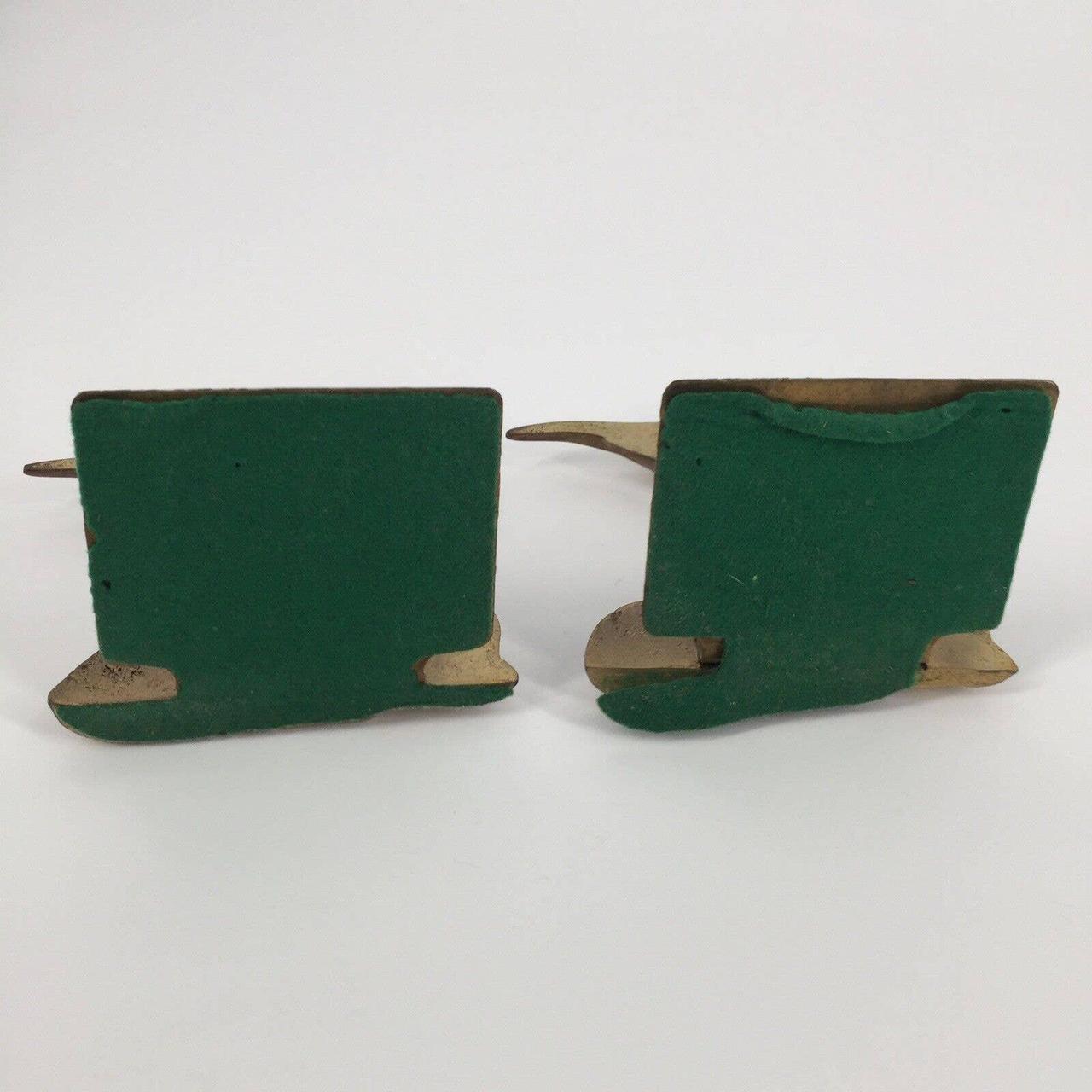 Antique Brass Bookends Marlin Swordfish Set Gold... Depop