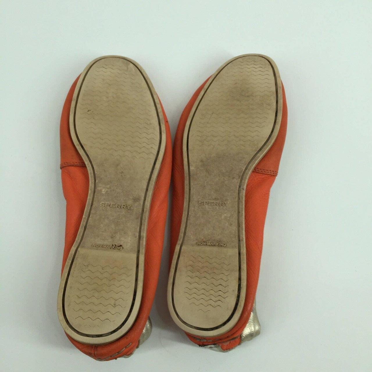 Sperry Women's Orange and White Loafers (4)