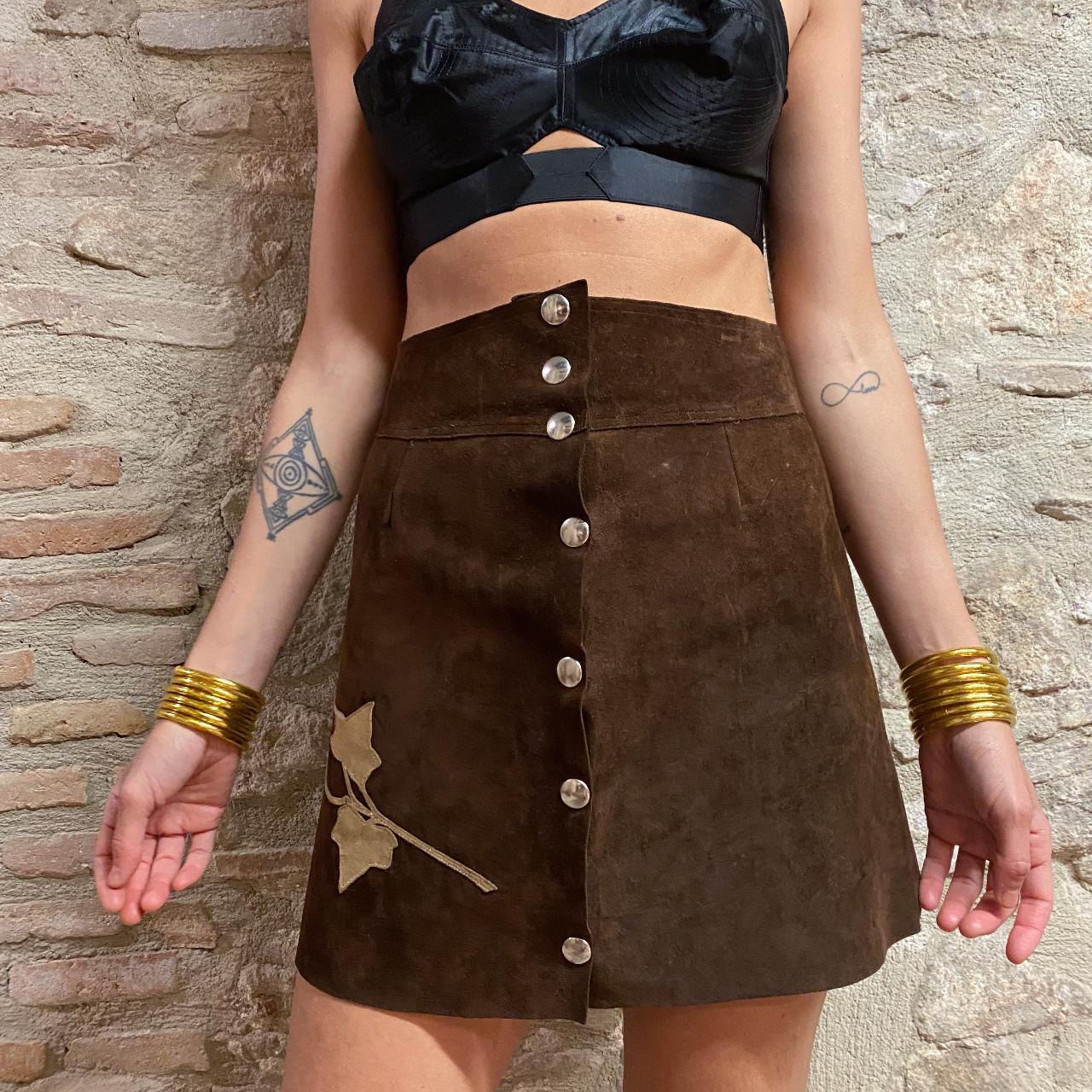 suede mini skirt xs