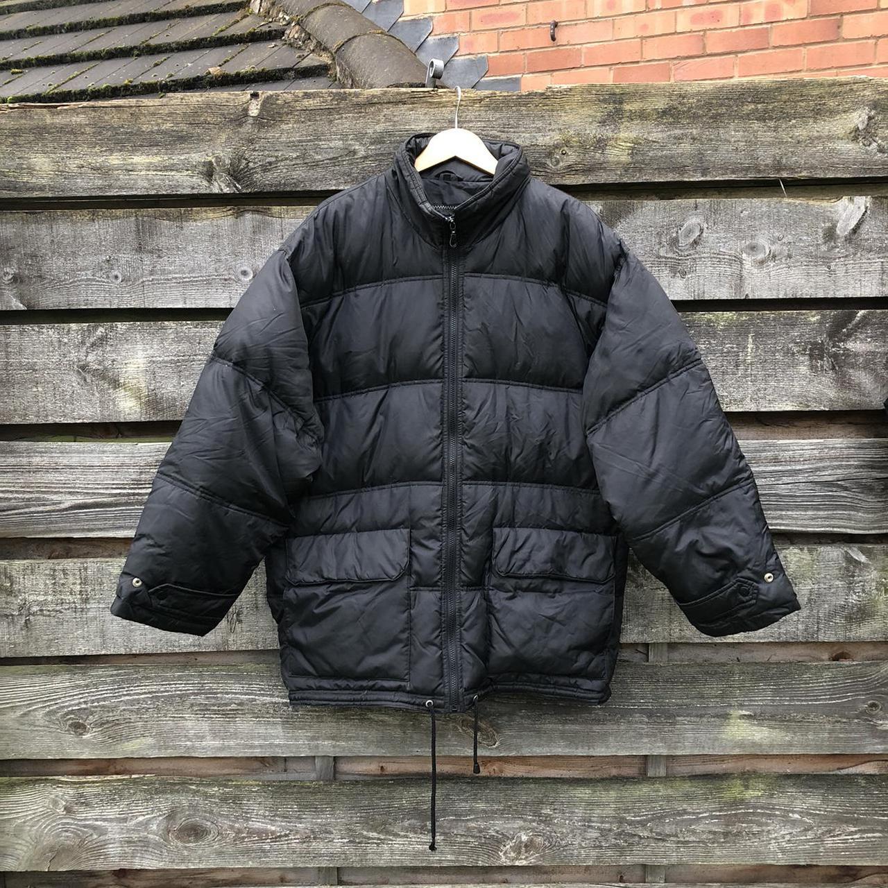 DUCK FILLED PUFFA JACKET VINTAGE BIG BOXY... - Depop