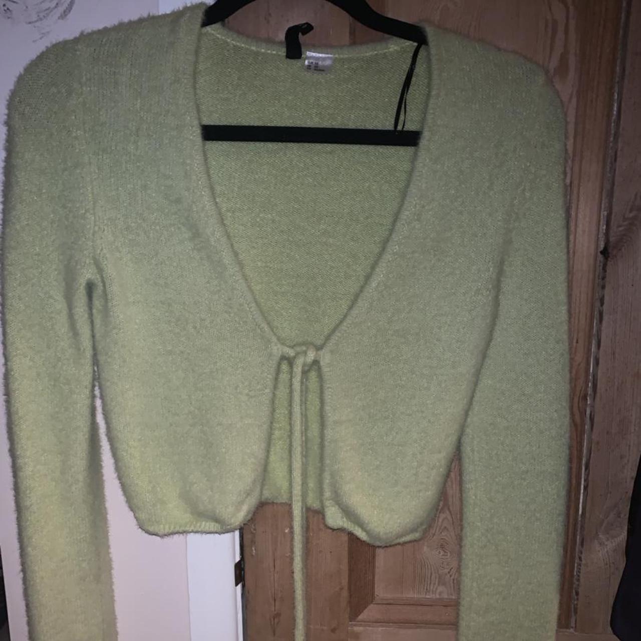 H&M Women's Green Cardigan | Depop