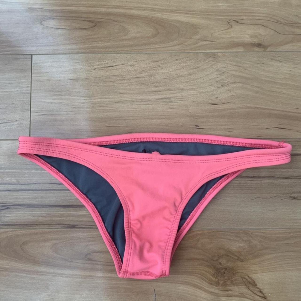 Jolyn bright pink drawstring bikini bottom #Jolyn... - Depop
