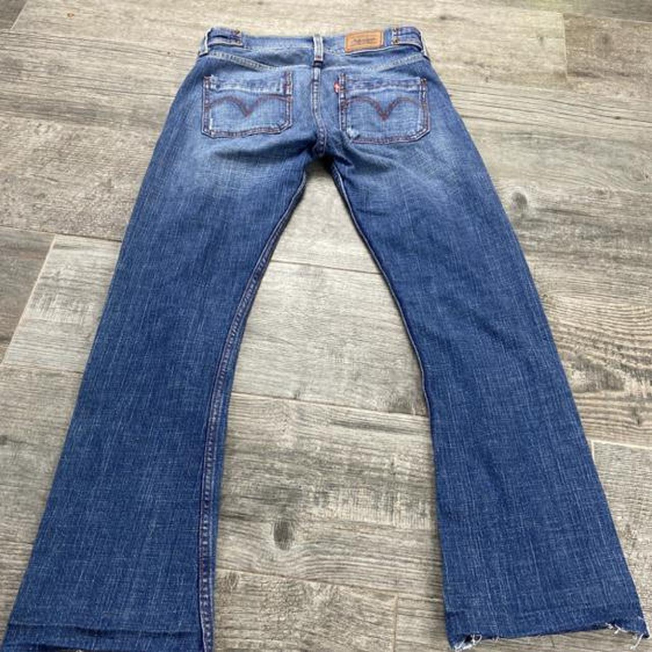Cutest vintage Levis low wasted/bootcut/flare... - Depop