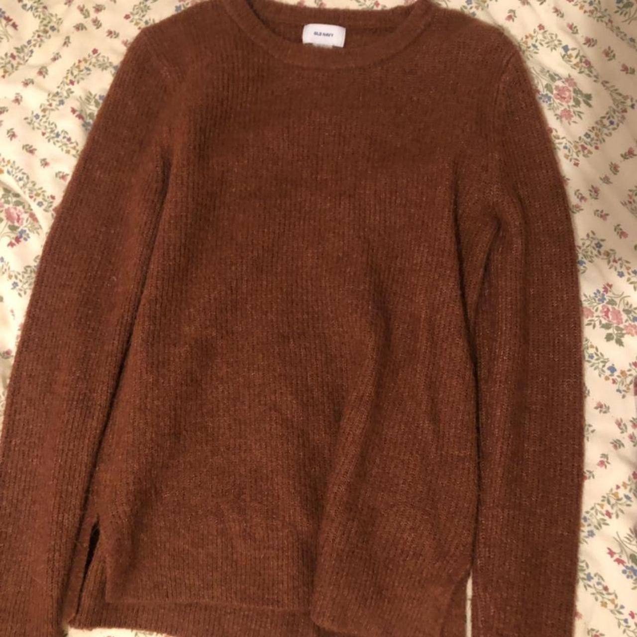 old navy burnt orange sweater