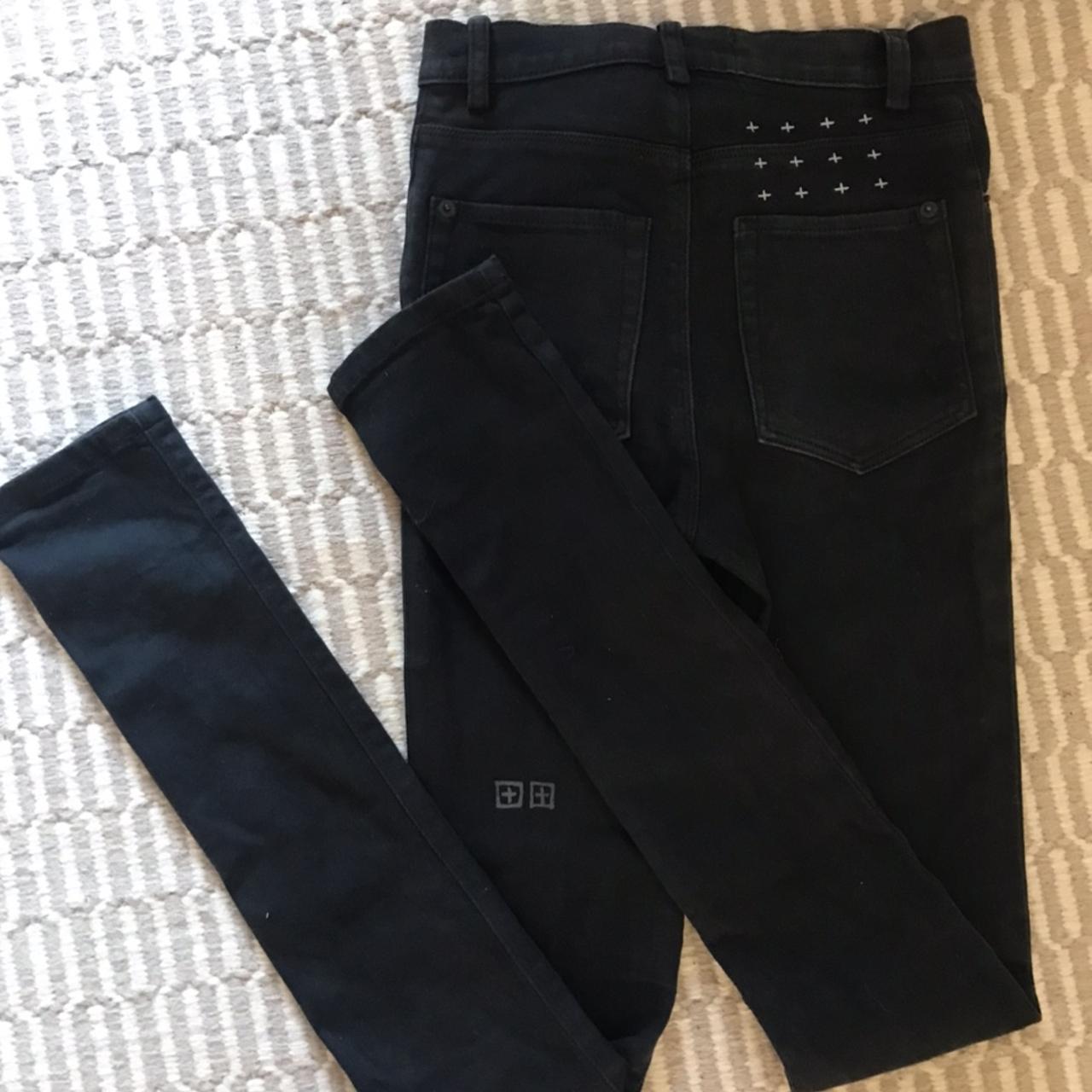 Ksubi high waisted black skinny jeans. Size 25. Like... Depop