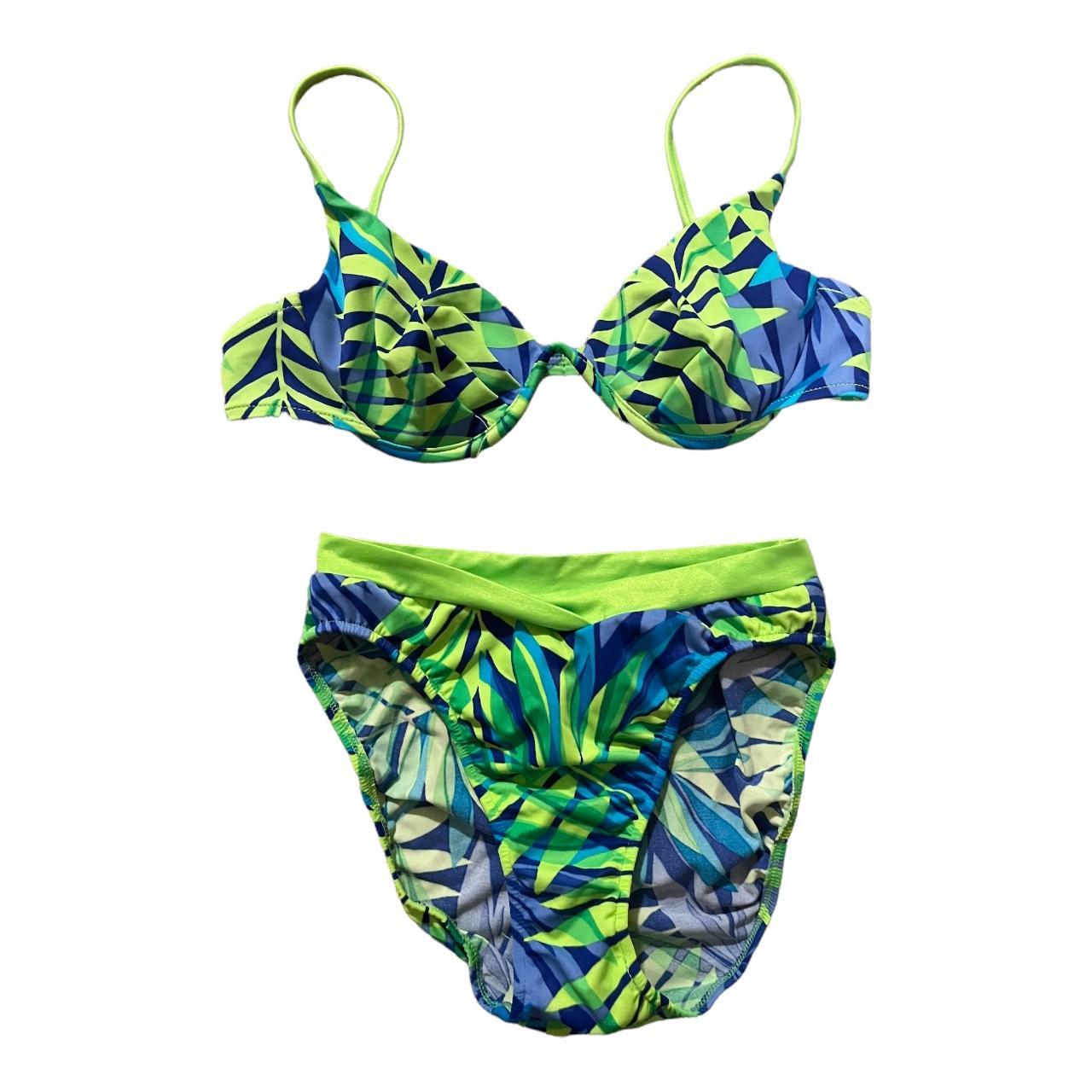 Vintage Venus Swimwear bikini set with sarong. In... Depop