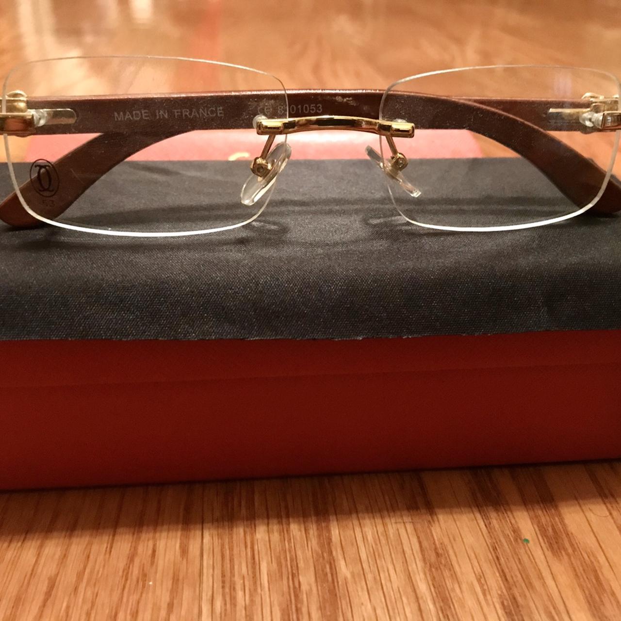 Cartier Glasses With Carrier Box And Bag. Small