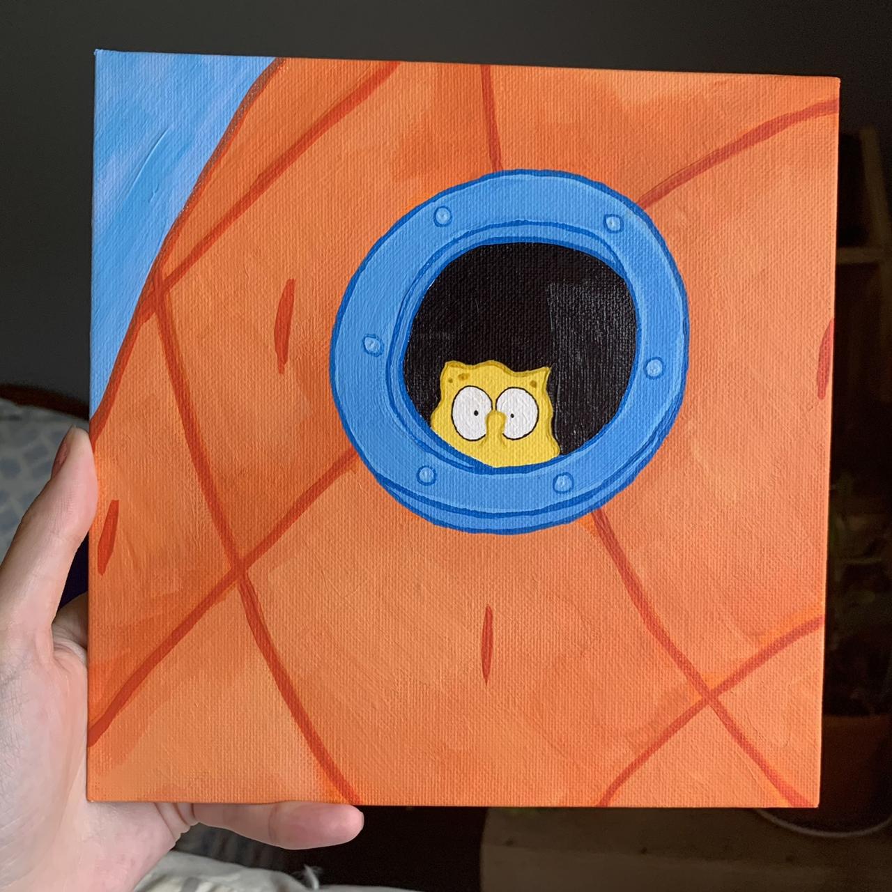 Spongebob meme painting 8 x 8 shipping