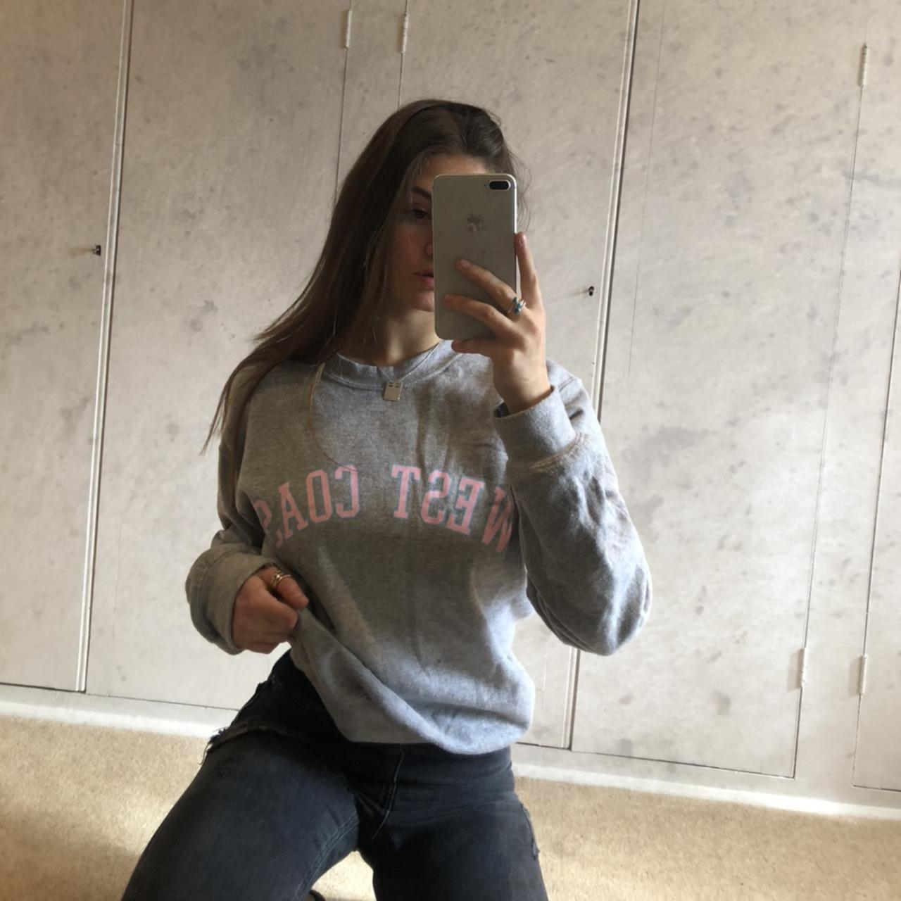 Missguided west coast sweatshirt hotsell