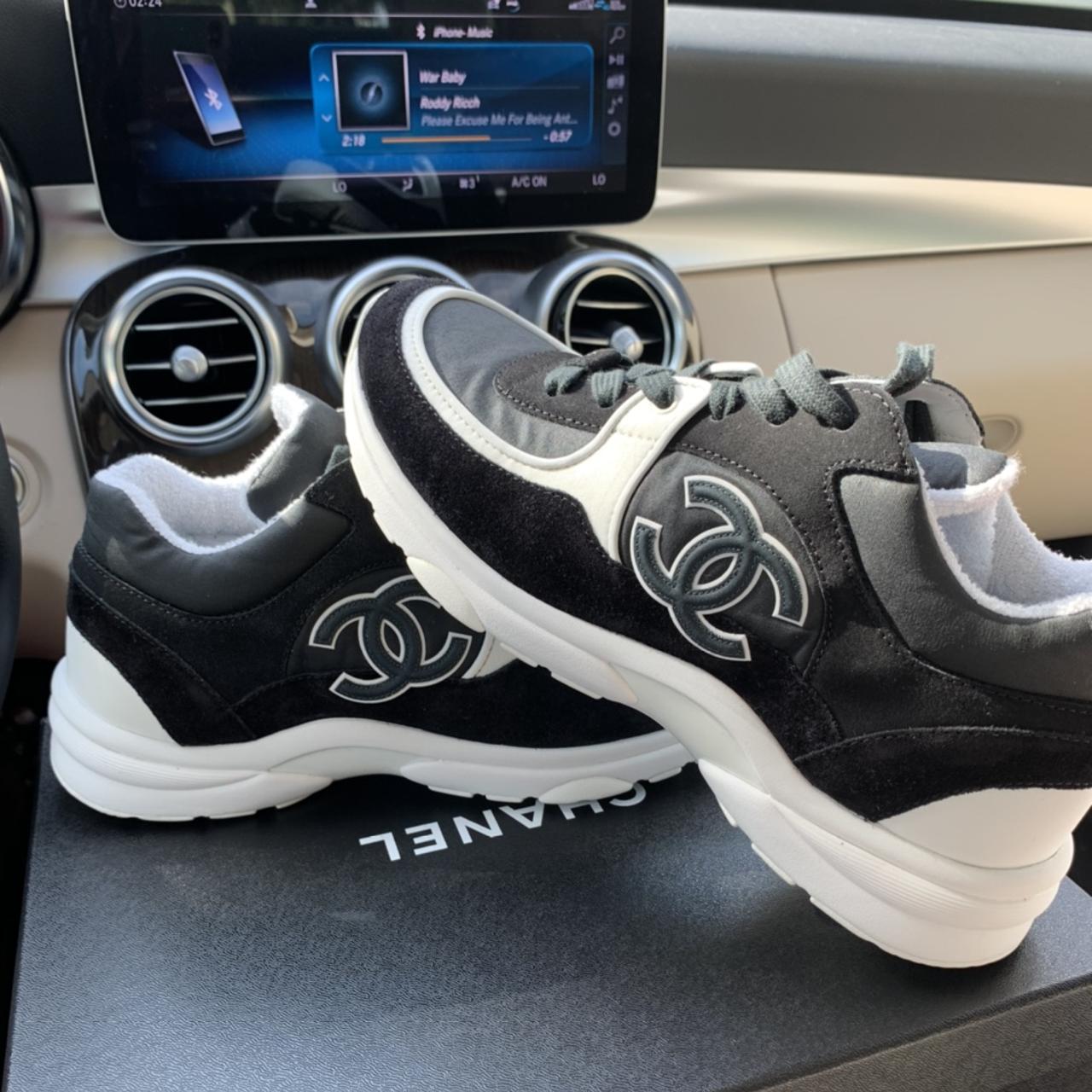 Chanel Trainers in brand new condition, never worn - Depop