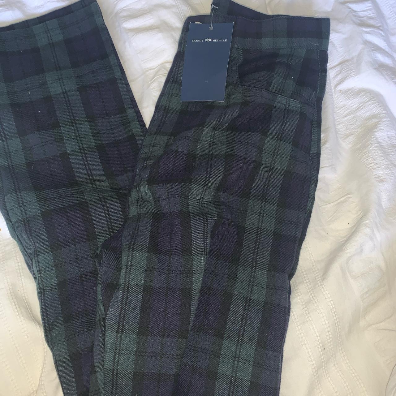 Brandy Melville plaid pants. Brand new with tags and... Depop