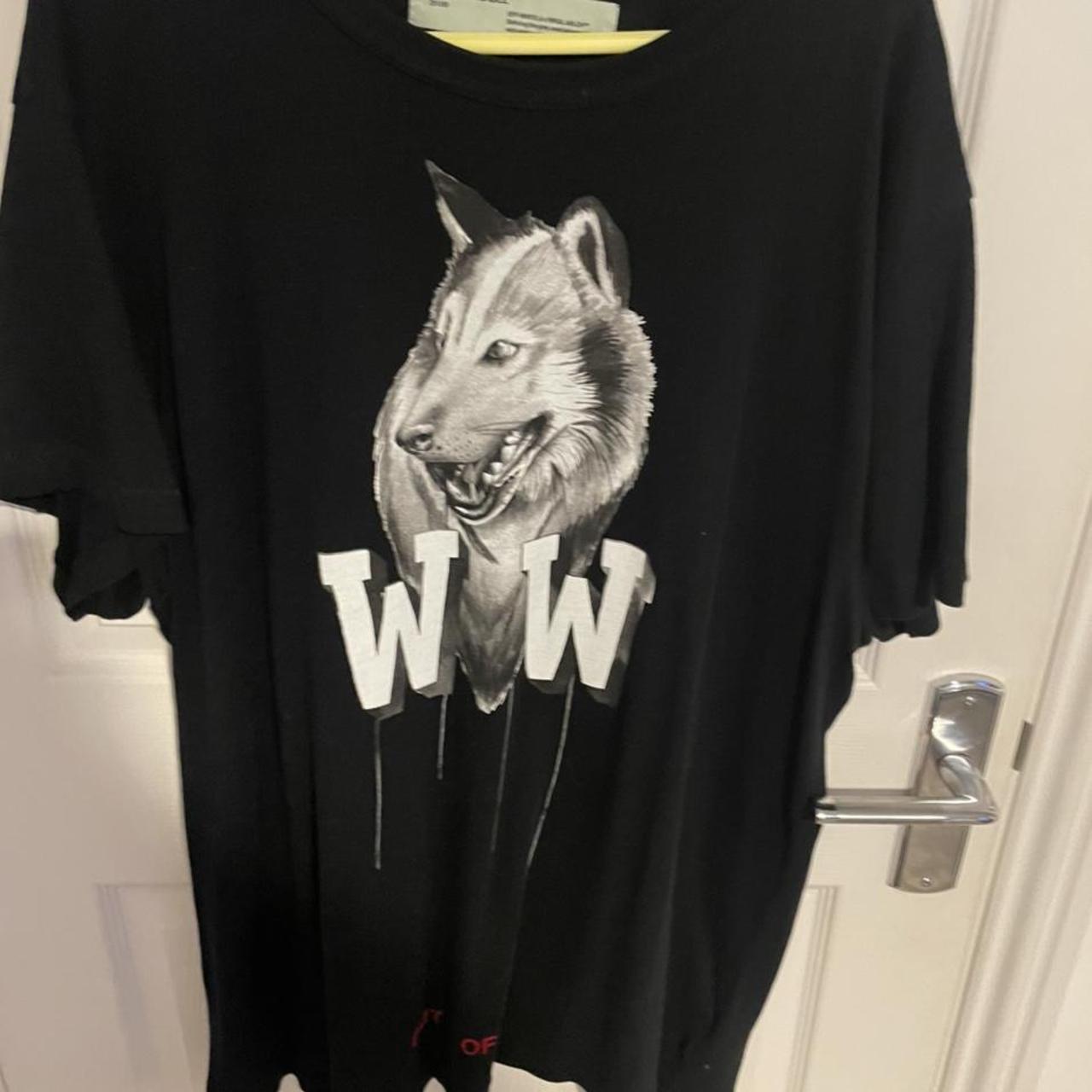 off white wolf shirt