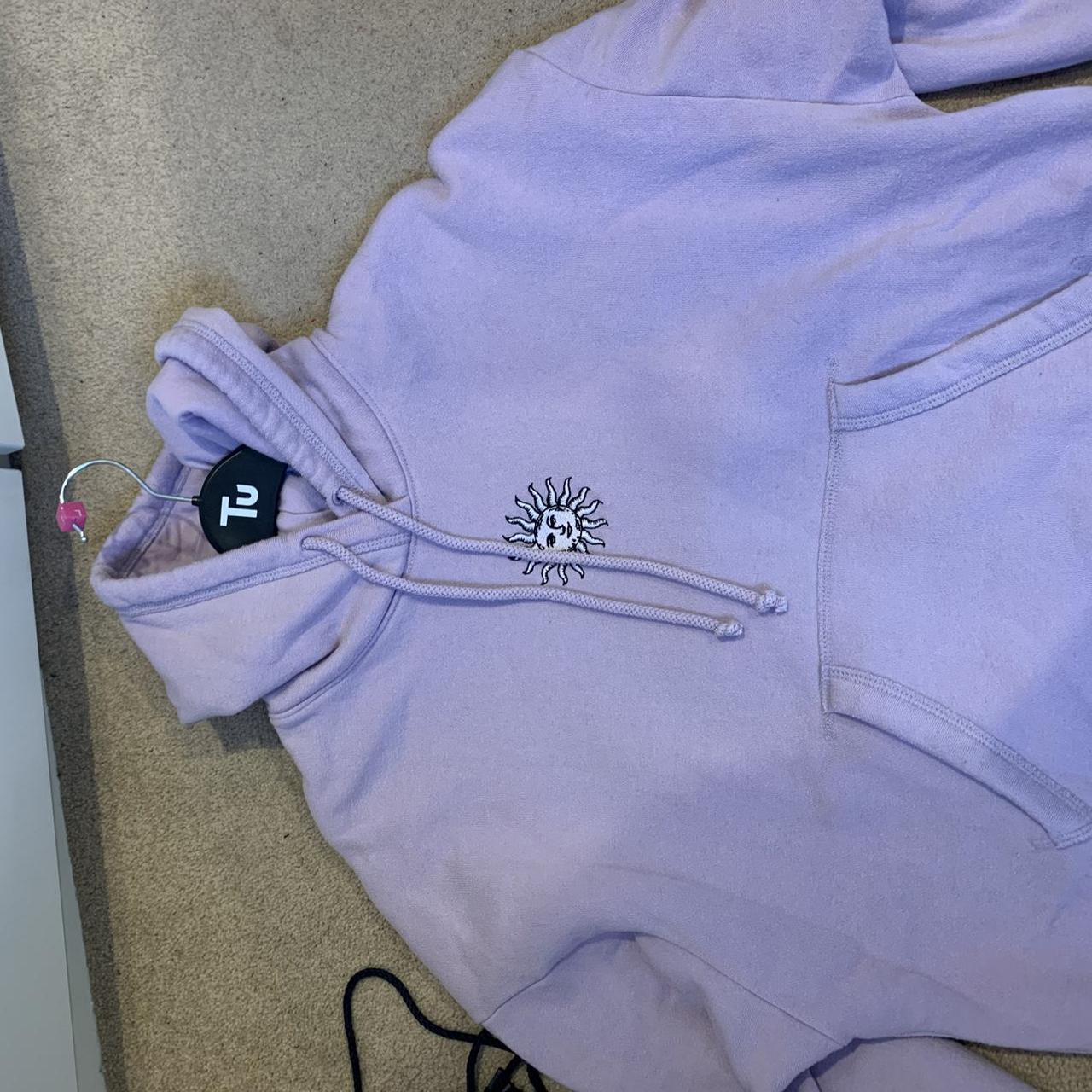 Hollister embroidered best sale hoodie purple