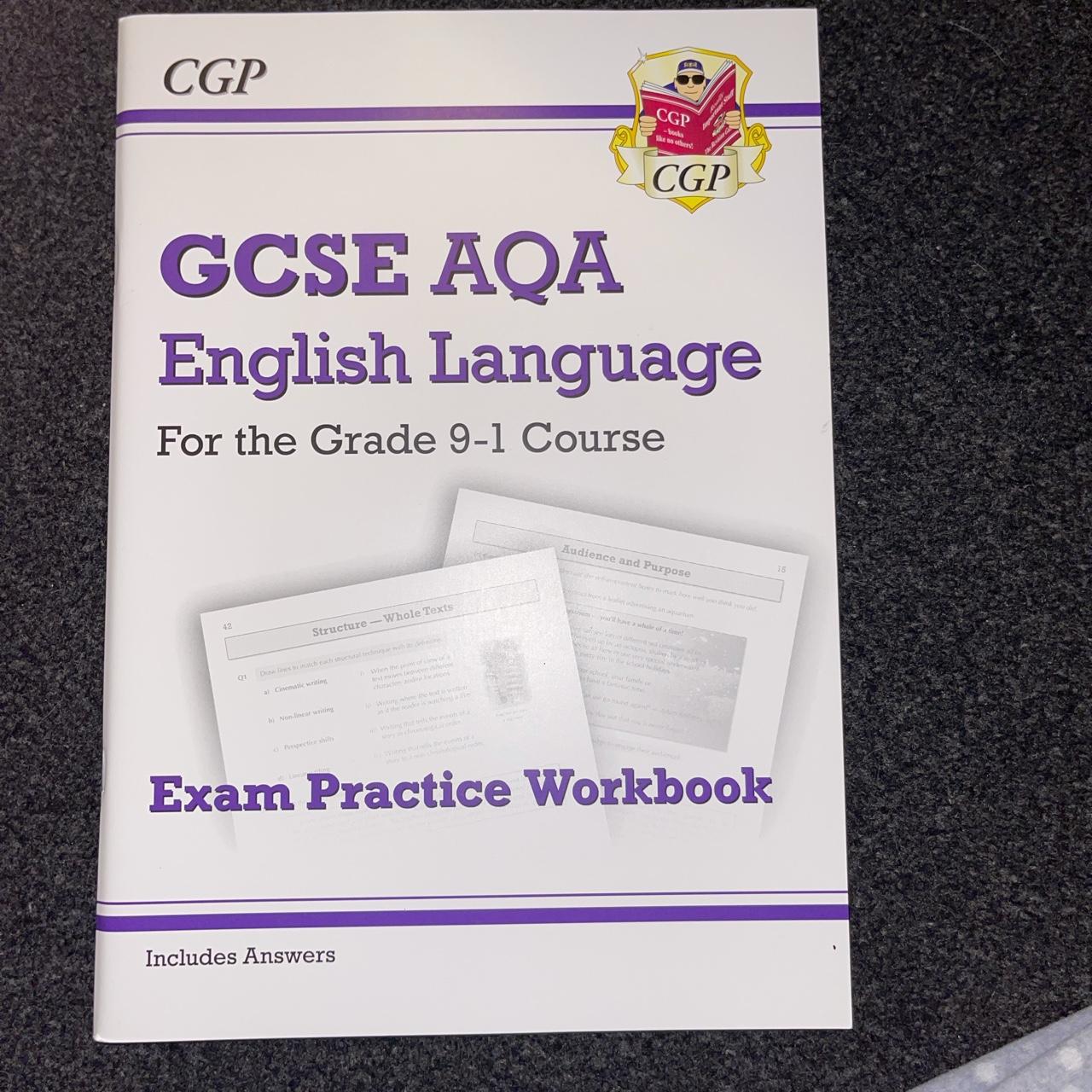 AQA GCSE English Language exam practice workbook... - Depop