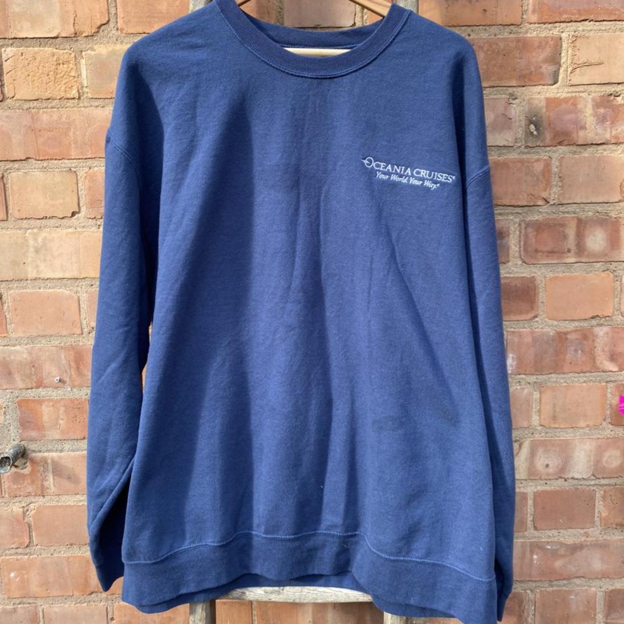 Ocean Cruises - Embroidered workwear Sweater. Some... - Depop