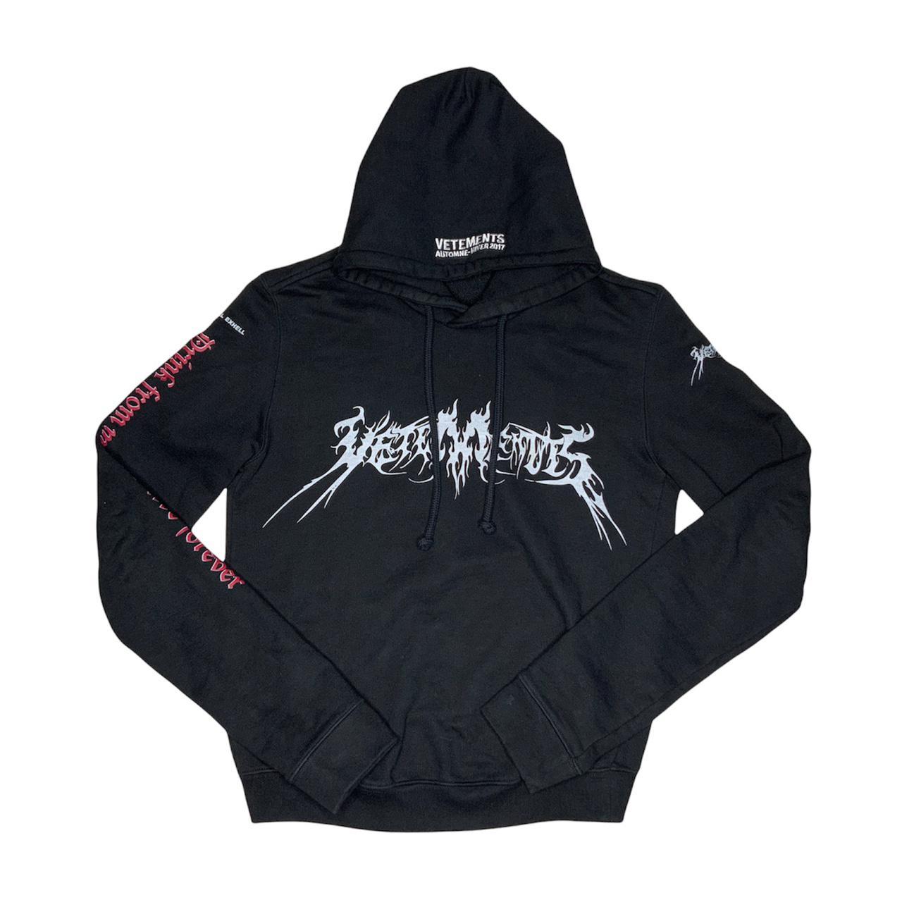 Vetements AW16 Total Fucking Darkness Hoodie An... - Depop