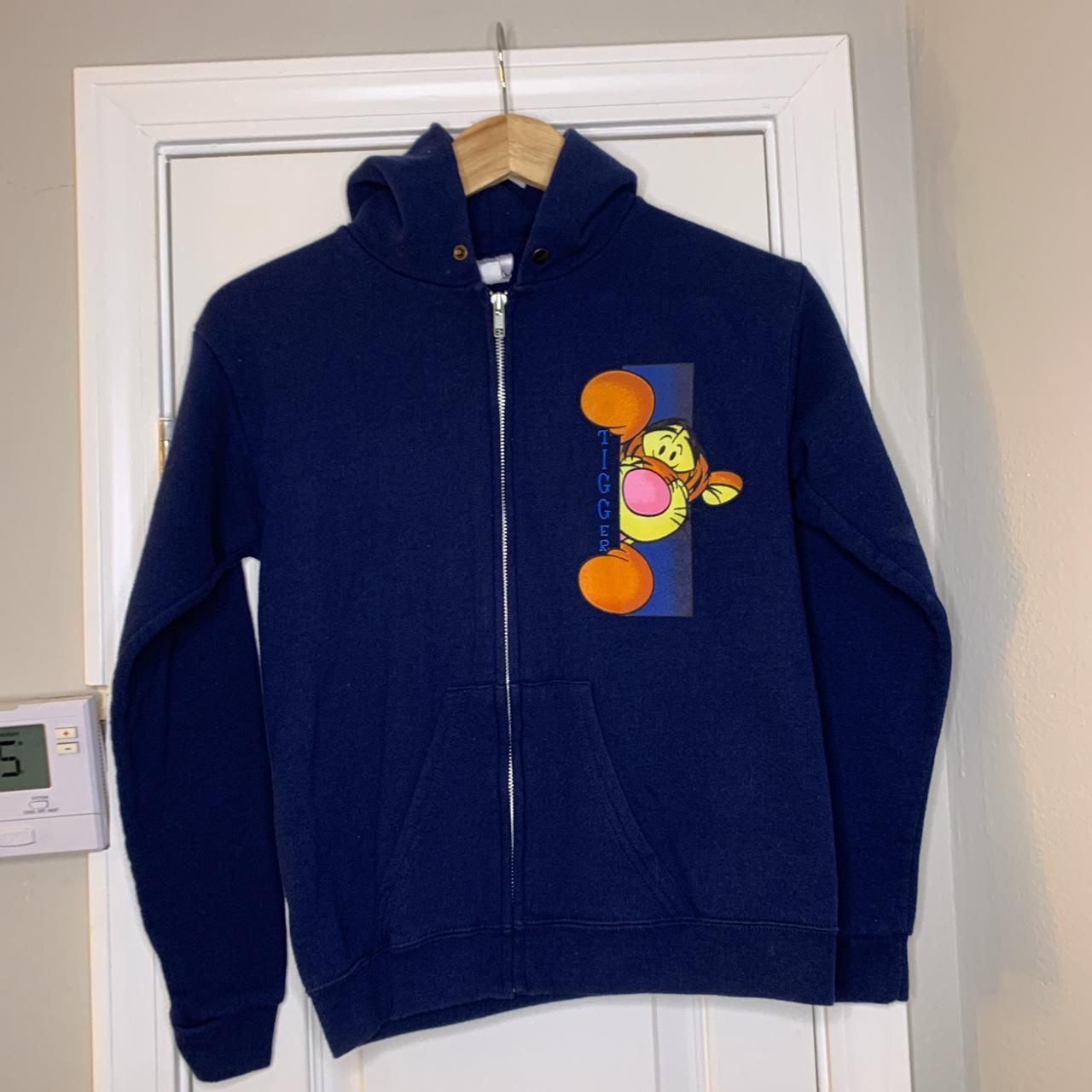 Vintage tigger Disney kids zip up hoodie sweater... - Depop