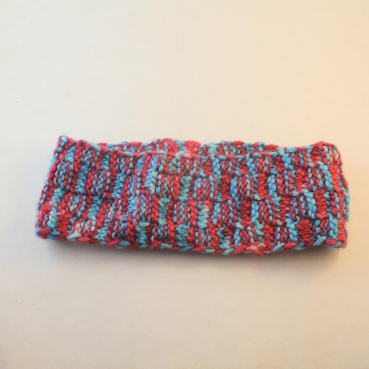 Women's Blue and Pink Hat | Depop