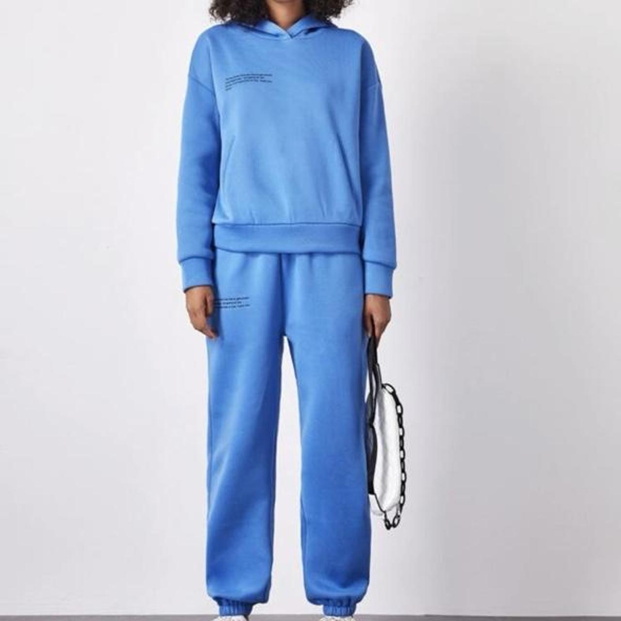Blue tracksuit set , used by the previous seller ,... Depop