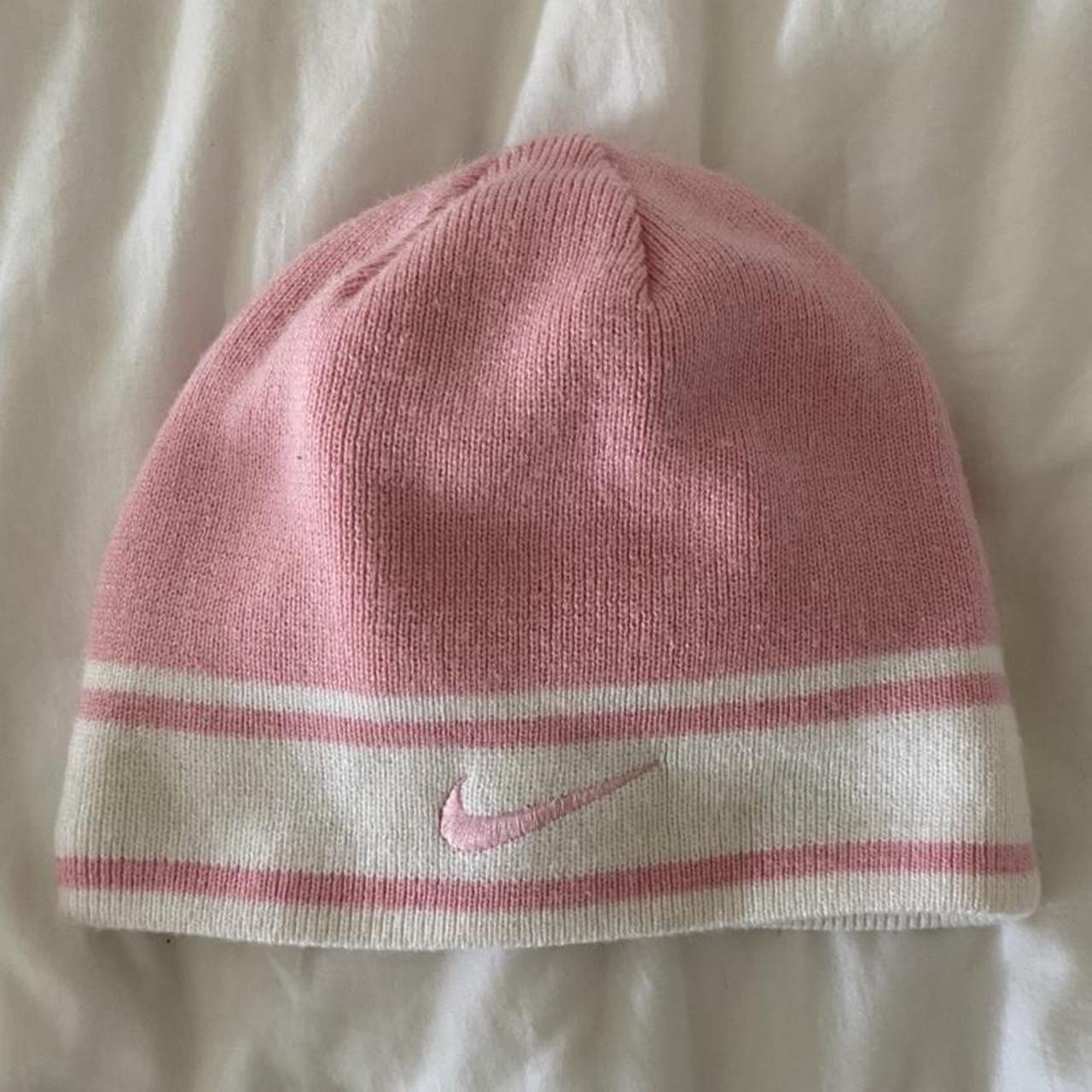 pink nike beanies