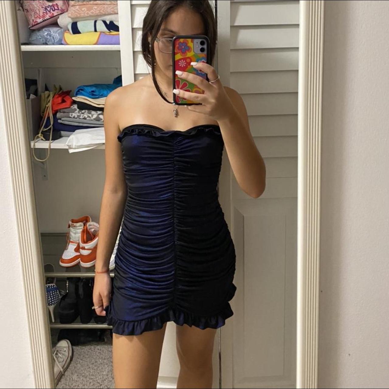 Lucy in the sky strapless dress, major mermaid vibes... Depop