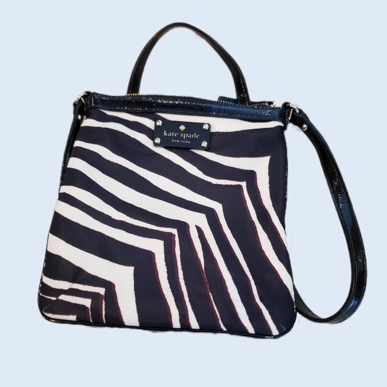 Kate Spade Zebra Handbag Purse Crossbody This Kate... Depop
