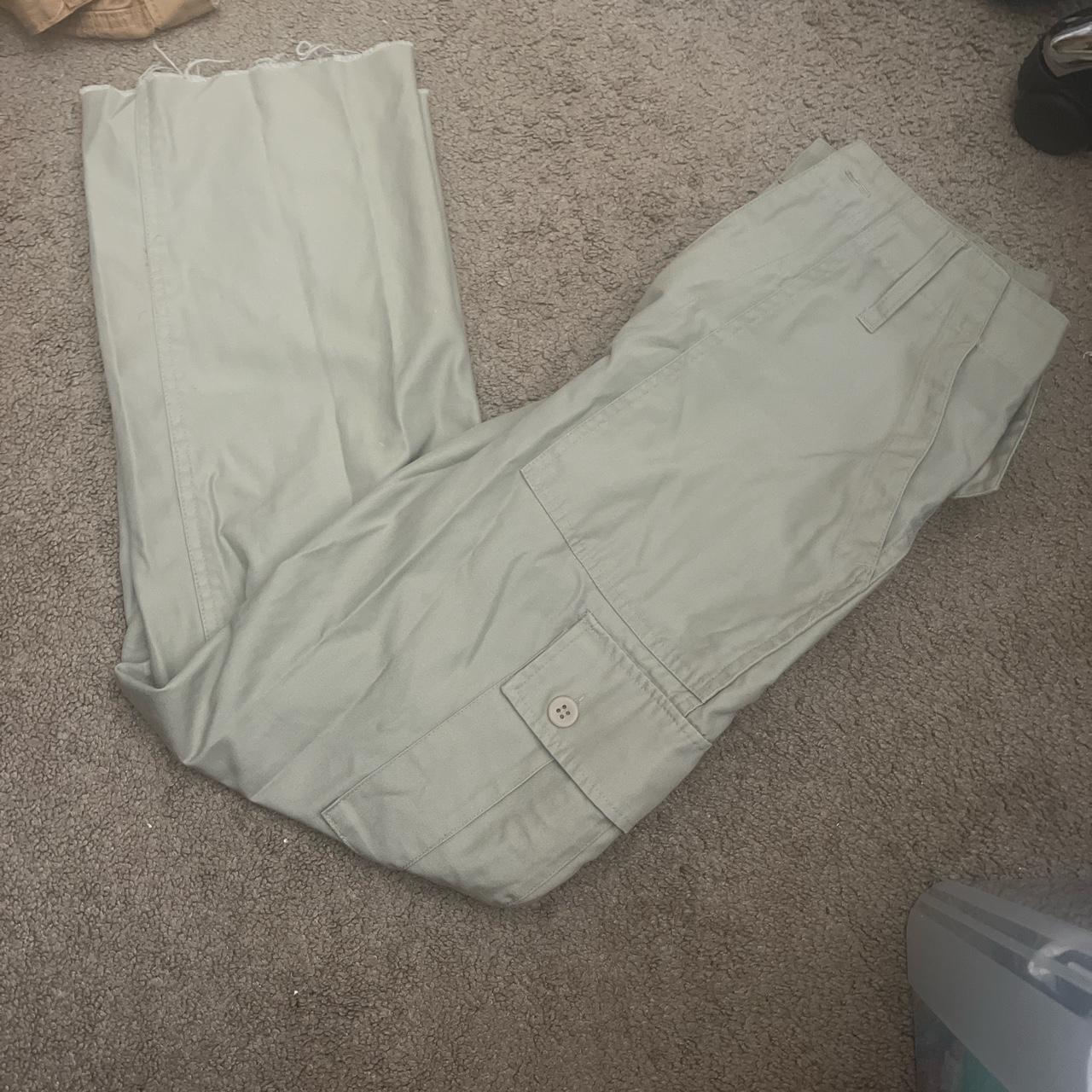 h&m green cargos