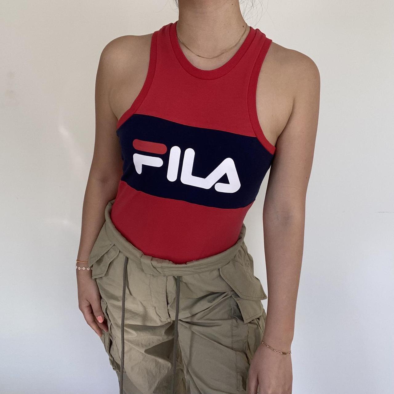 Fila deals bodysuit red