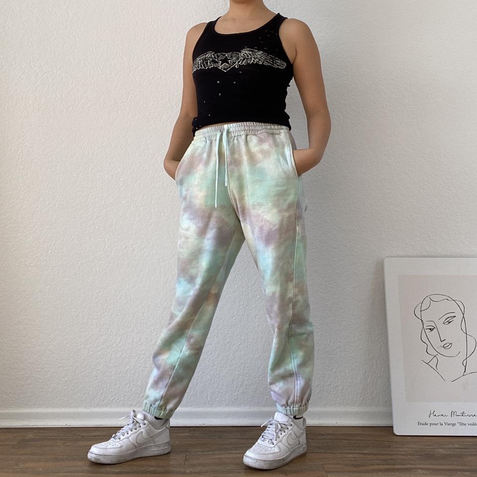 Tie dye 2025 joggers motel rocks