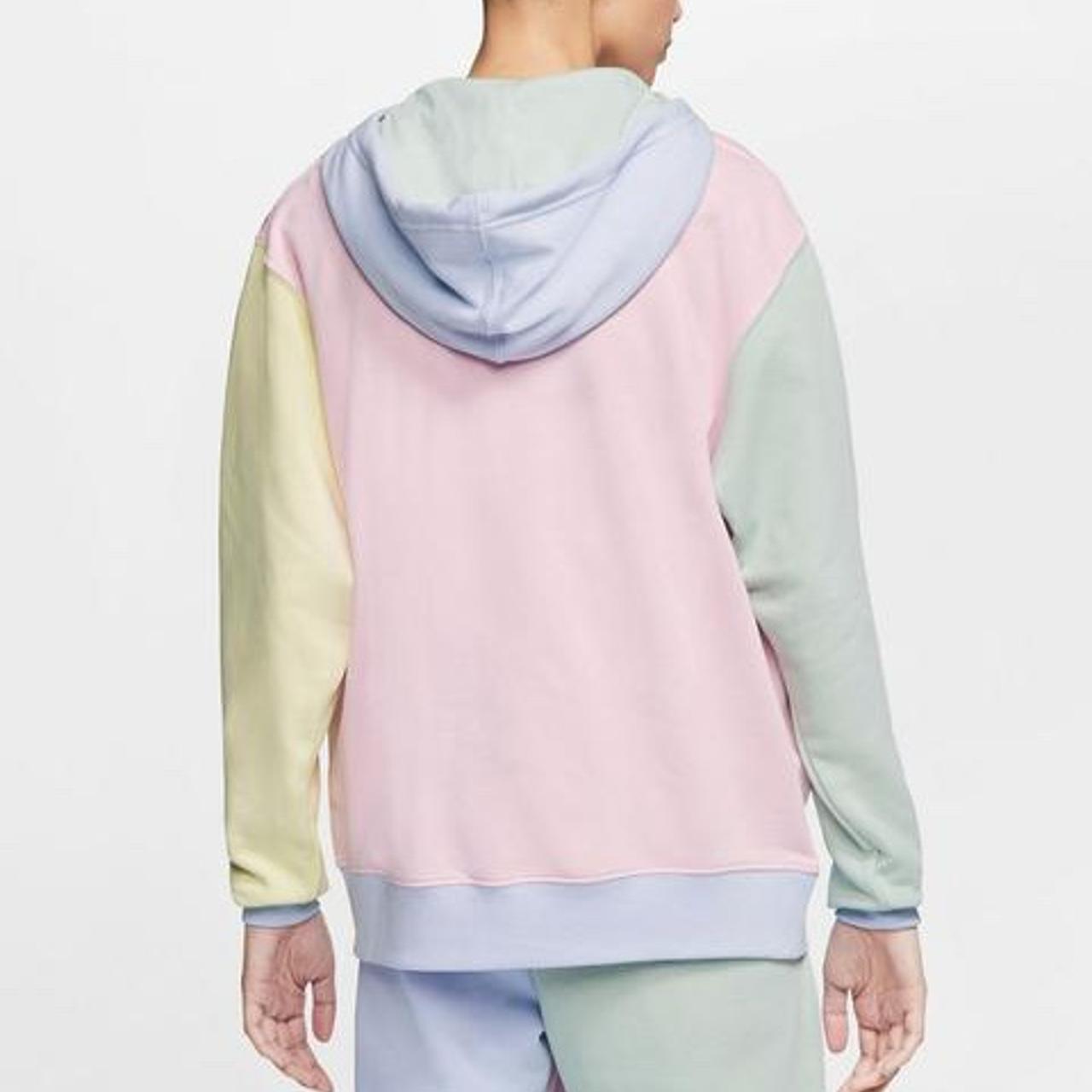 nike block pastel hoodie