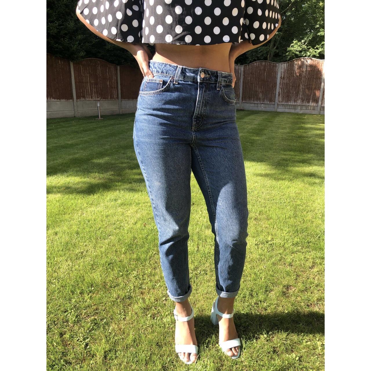 topshop mom jeans size 10