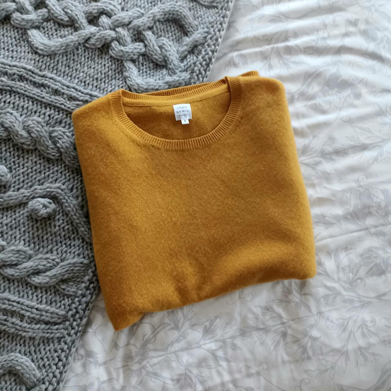 JOHN LEWIS mustard yellow 100 cashmere... Depop
