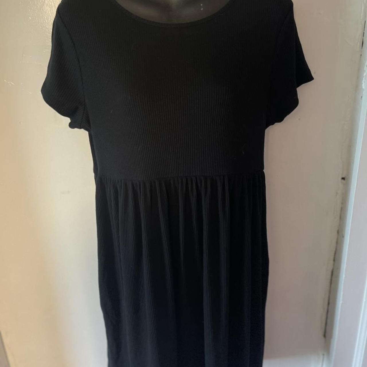 Wild Fable black ribbed dress. Worn maybe once, this... - Depop