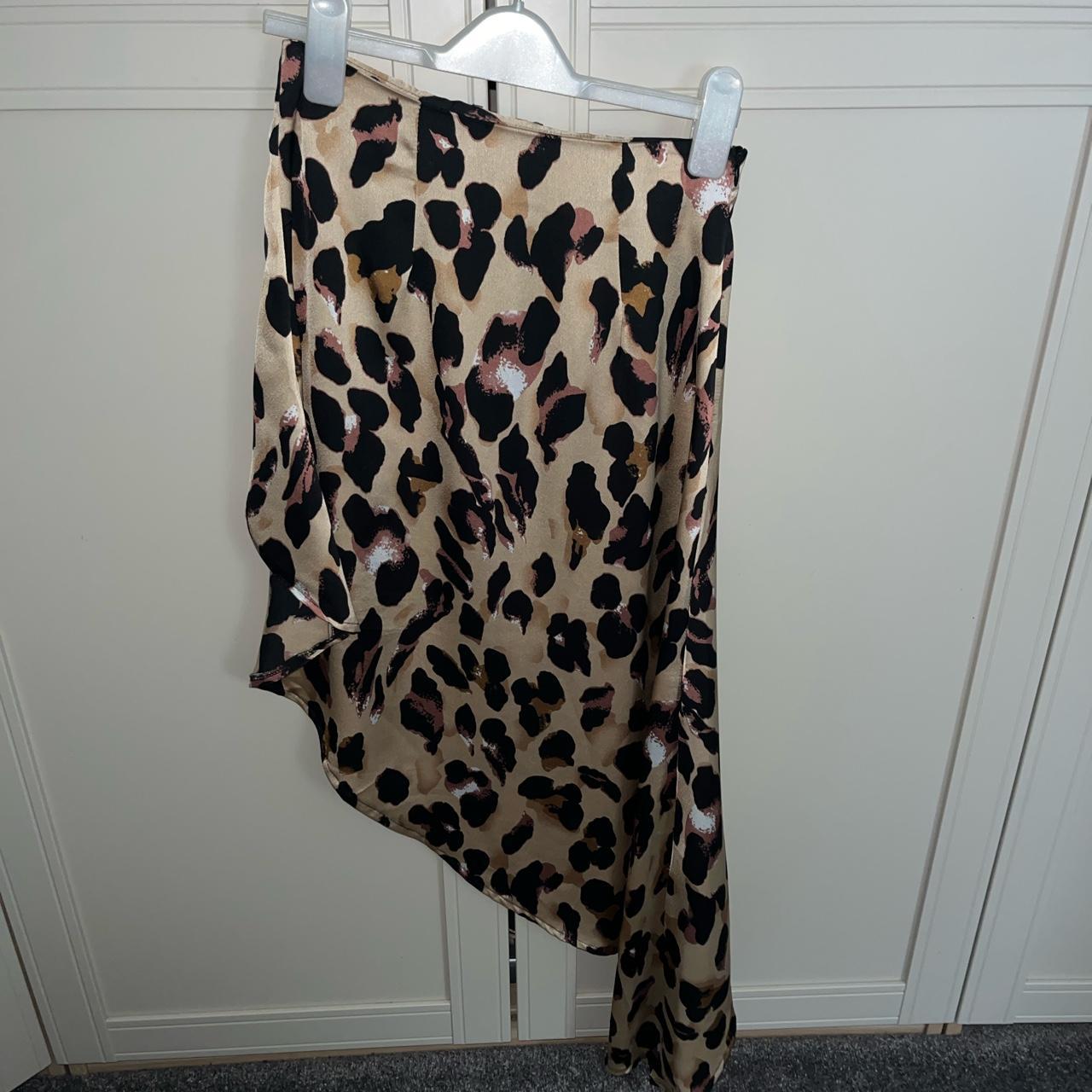 Leopard print wrap skirt plt best sale