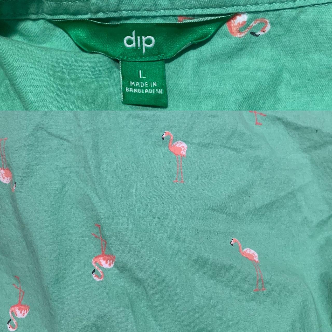 Skinnydip Women's Green and Pink Blouse (4)