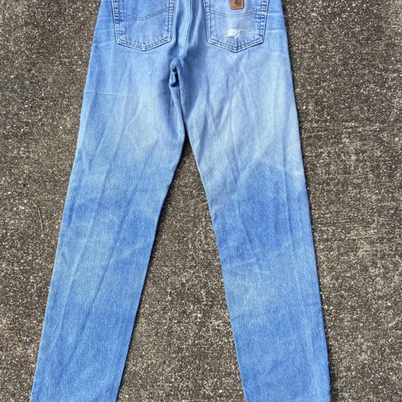 Carhartt 32x36 B17-DST relaxed fit denim jeans.... - Depop